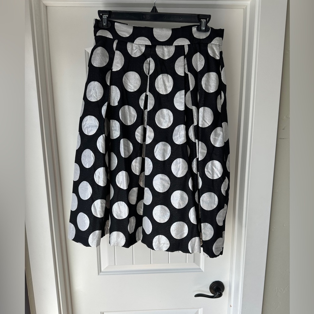 Shimmering Polka Dot cocktail skirt